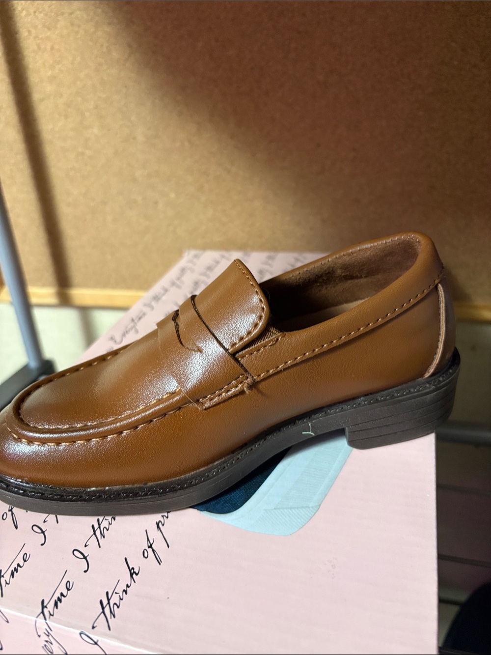 Nui Kids Brown Penny Loafers